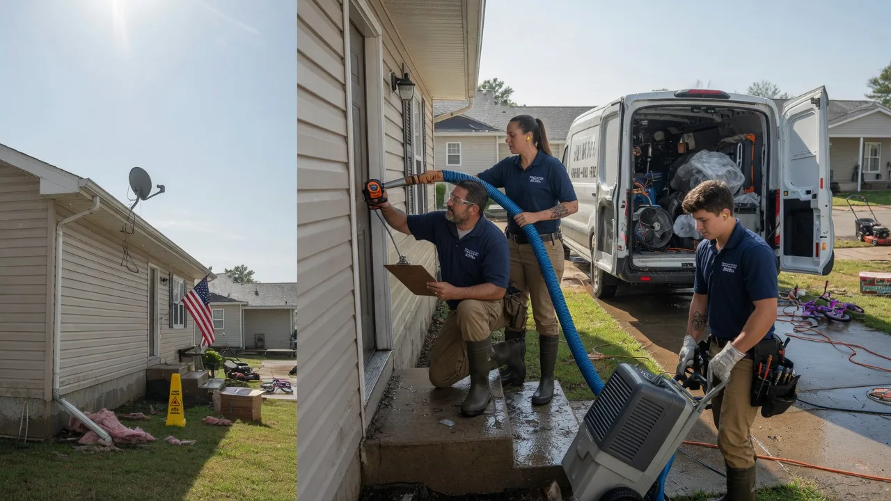 Ceiling Water Damage Restoration in Galt, IL near me